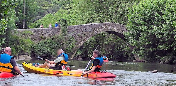 balade canoe st pee sur nivelle restaurant le santiago